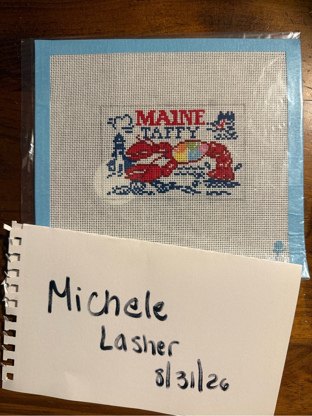 Lobster Needlepoint